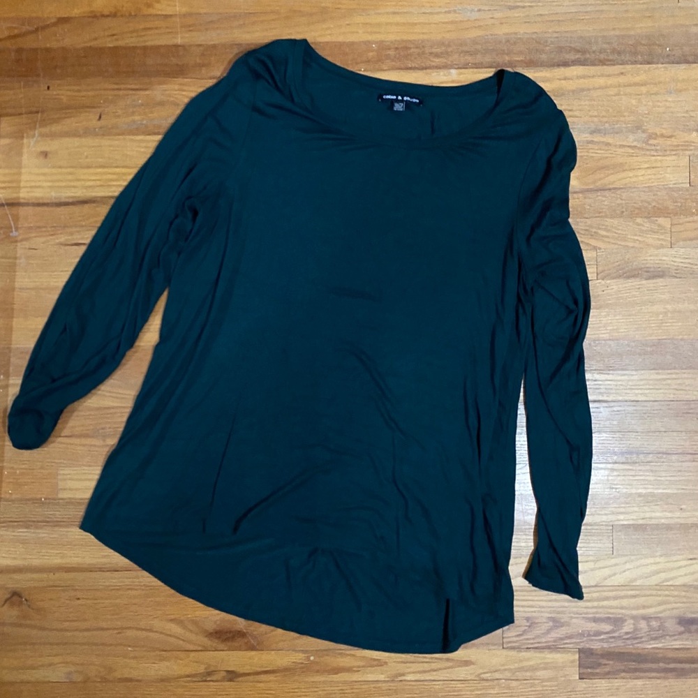 CABLE & GAUGE green long sleeve shirt